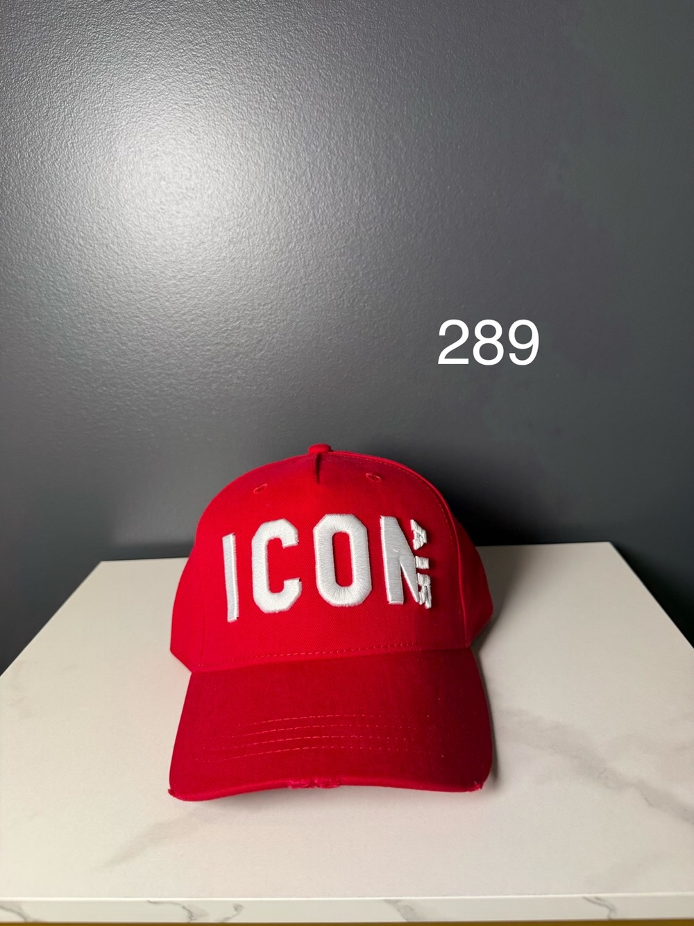 DSQUARED2 Red ICON Baseball Cap